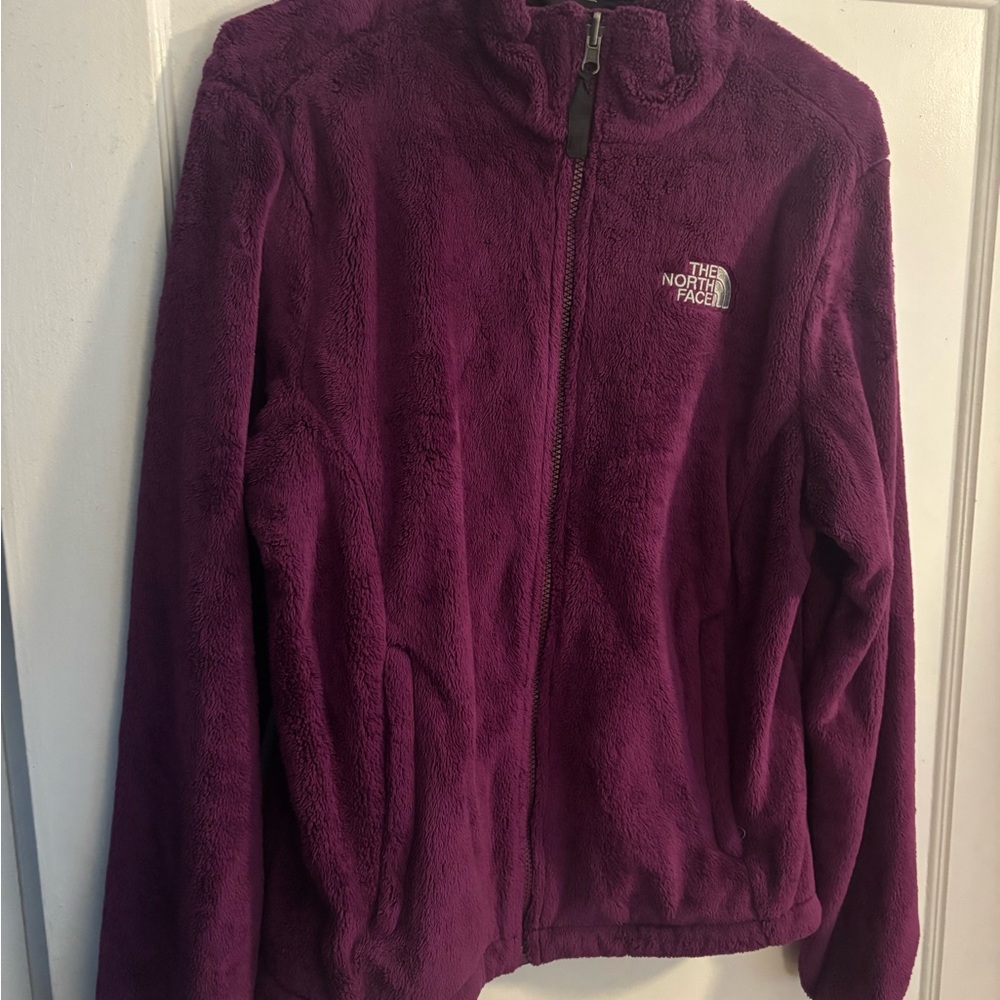 The North Face Women's Plush Purple Teddy Jacket